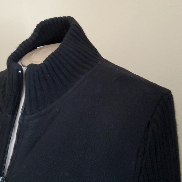 By Design Full Zip Black Sweatshirt - Picture 3 of 6